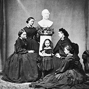 Archivo:The royal children in mourning Mar 1862