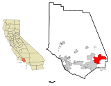 Ventura County California Incorporated and Unincorporated areas Simi Valley Highlighted.svg