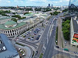 Warszawa plac Bankowy (dron).jpg