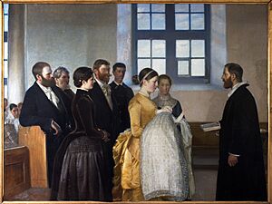 Archivo:A Baptism (Michael Ancher)