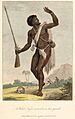 A Rebel Negro armed and on his guard, (Francesco Bartolozzi, 1796)