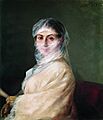 Aivazovsky - Portret of wife, Anna Burnazyan-Sarkisova