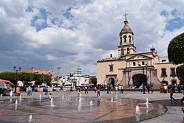 Arquitectura del centro de Santiago de Querétaro en México