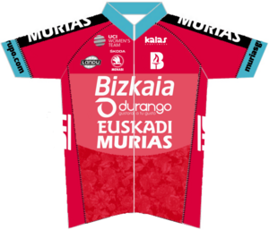 Archivo:Bizkaia Durango-Euskadi Murias 2018 jersey