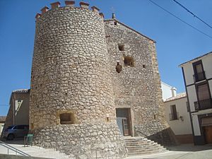 Archivo:Castell-Església parroquial de Sant Miquel Arcàngel (Murla)