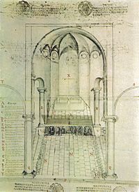 Archivo:Catedral de Cartagena de Indias-Plano de la Capilla Mayor