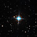 Close-up of the sky around the star HD 10180