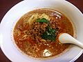 Dandan noodles in Japan - tantanmen - September 2014