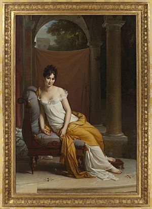 Archivo:François Gérard - Portrait de Juliette Récamier, née Bernard (1777-1849) - musée Carnavalet - 6
