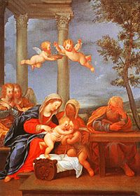 Archivo:Francesco Albani - The Holy Family