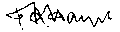 Friedrich von Hayek signature