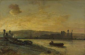 Archivo:Johan Barthold Jongkind (1819-1891) - River Scene - NG4583 - National Gallery