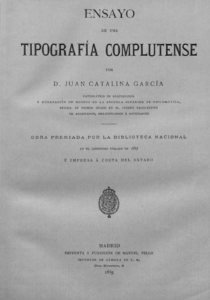 Archivo:Juan Catalina García López (1889) Ensayo de una tipografía complutense