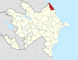 Khachmaz District in Azerbaijan 2021.svg