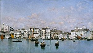 Archivo:La Riva degli Schiavoni en Venecia, por Martín Rico
