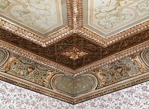 Archivo:Painted stucco ceiling Estonian Literary Museum