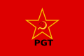 Partido Guatemalteco del Trabajo (flag)