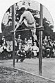 Ray Ewry vainqueur du saut en hauteur sans élan aux JO de 1900 (1m65 - WR)