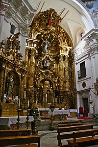 Archivo:Retablo Churriguera - Iglesia de la Concepción Real de Calatrava, Madrid
