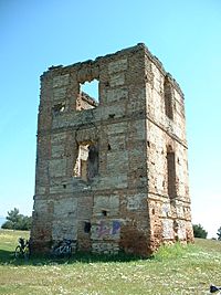 Archivo:Ruina de torre óptica de Moralzarzal