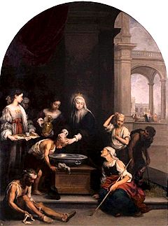 Santa Isabel de Hungría curando tiñosos..jpg