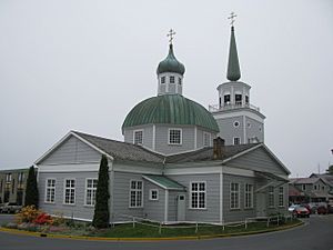 Archivo:St Michaels Cathedral - Sitka - back