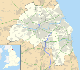Gateshead ubicada en Tyne y Wear