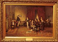Archivo:'The Meeting of Burns and Scott', oil on canvas painting by Charles Hardie, 1893, Dunedin Public Art Gallery