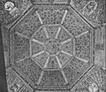 1927, Spanish Art, Woodwork, Plate 1 (cropped) B.—Mudéjar ''media naranja'' ceiling from Torrijos, late 15th century (Victoria and Albert Museum)