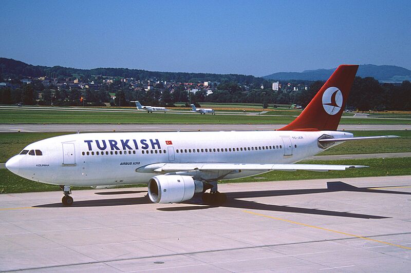 34aq - Turkish Airlines Airbus A310-200; TC-JCR@ZRH;07.08.2002 (8592625140)
