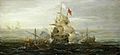 A French Ship and Barbary Pirates (c 1615) by Aert Anthoniszoon