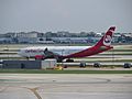Air Berlin A330 at ORD, 07-2014