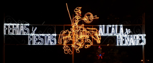 Archivo:Alcalá de Henares (RPS 25-12-2018) Ferias y Fiestas, cartel luminoso