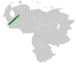 Distribución geográfica del piscuiz de Cory.