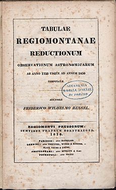 Archivo:Bessel, Friedrich Wilhelm – Tabulae Regiomontanae reductionum observationum astronomicarum ab anno 1750 usque ad annum 1850 computatae, 1830 – BEIC 753362