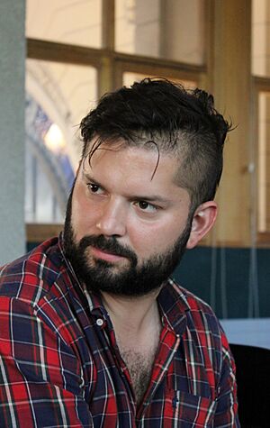 Archivo:Boric, Gabriel -FILSA 20181108 fRF10