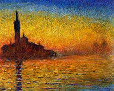 Claude Monet - Twilight, Venice