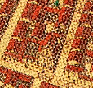 Archivo:Convento de la Paciencia. Plano de Madrid de Texeira partearriba003 (cropped)