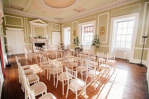 Archivo:Cusworth Hall wedding set up