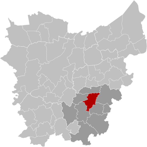 Erpe-Mere East-Flanders Belgium Map
