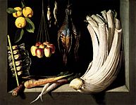 Fra Juan Sánchez Cotán - Still-Life with Game, Vegetable and Fruit - WGA20725