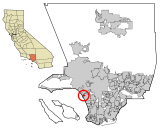 LA County Incorporated Areas Marina del Rey highlighted.svg
