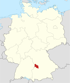 Locator map DON in Germany.svg