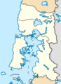 Los Lagos location map