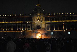 Archivo:Manifestación PGR al Zocalo - 43 desaparecidos 4