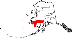 Map of Alaska highlighting Bethel Census Area.svg