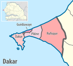 Map of the departments of the Dakar region of Senegal.png
