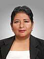 Marlene Fernández Mejías. Official portrait, 2020. Chamber of Deputies of Bolivia
