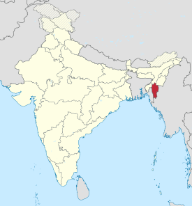 Mizoram in India (claimed and disputed hatched).svg
