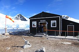 Museum at Gonzáles Videla Station, Antarctica